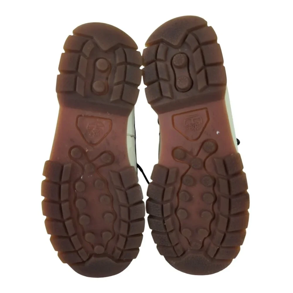 Timberland Juniors Euro Dub Boots Youth 4 Brown Leather‎ Outdoor Hiking School